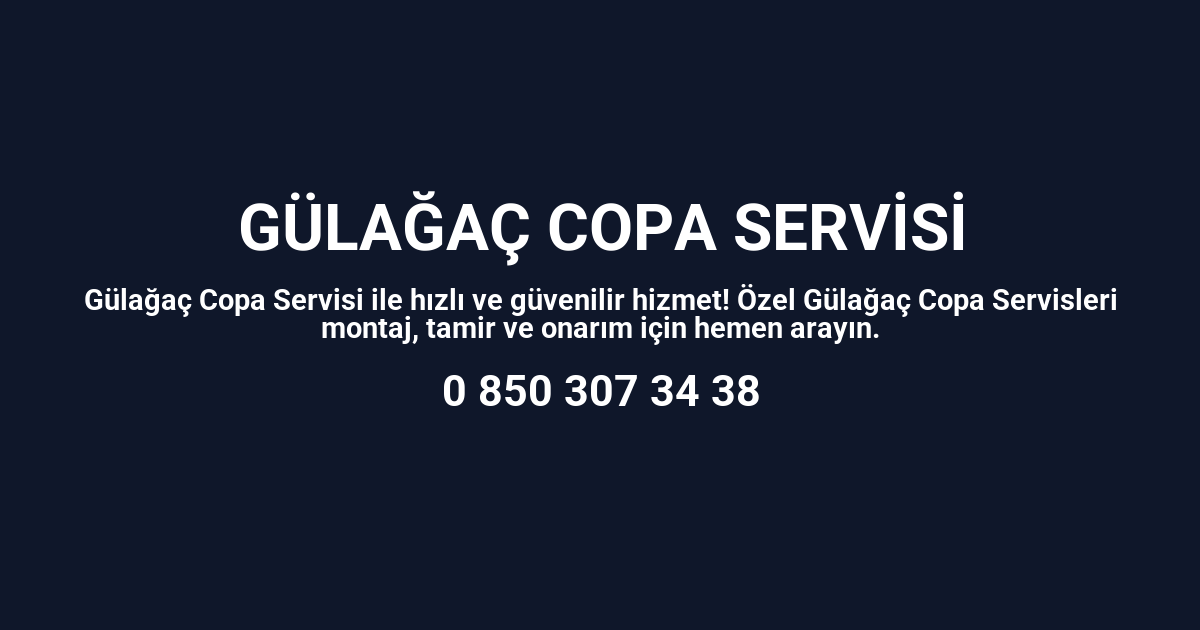 Gülağaç Copa Servisi
